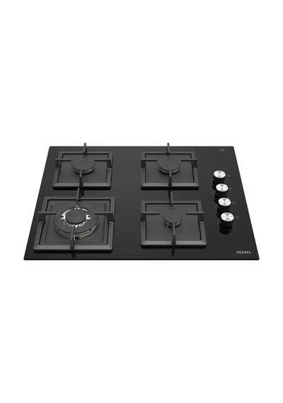 Vestel AO-6510419 S DG DWK 65 CM 4 Gözü Gazlı 1 Gözü Wok'lu Ankastre Ocak