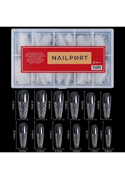 3d Diamond Balerin Dizayn Protez Tırnak Jel Tips Soft Gel Tips Elmas Dizayn 240 Adet