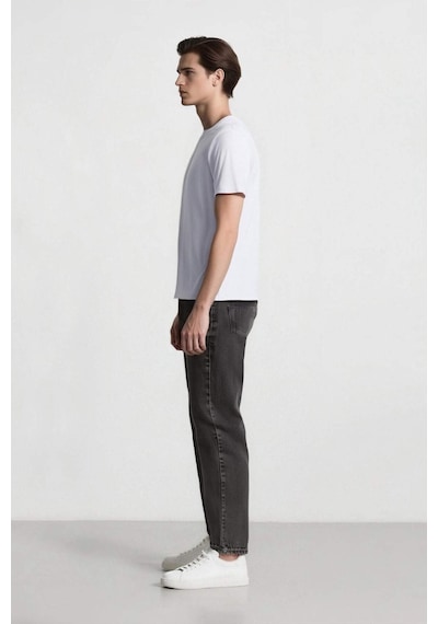 DeFacto %100 Pamuk Slim Cropped Fit Dar Kalıp Normal Bel Dar Paça Jean Pantolon D8766AX24AUNM36 DeFacto %100 Pamuk Slim Cropped Fit Dar Kalıp Normal Bel Dar Paça Jean Pantolon D8766AX24AUNM36