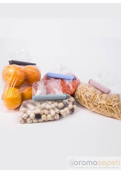Büyük Boy Poşet Kıskacı Plastik Çok Renkli 36 X 56 Tr Diğer