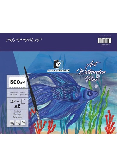 Alex Schoeller Art Watercolor Pad Suluboya Defteri A5 300 Gr