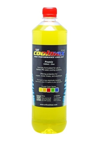 Srf Coolmax Bilgisayar Soğutma Sıvısı 1000ML Kristal Sarı