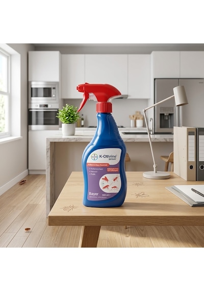 Kothrine Hazır Sprey 500 Ml Kokusuz, Yürüyen Ve Uçan Haşere Mücadelesi Sinek, Hamamböceği, Karınca, Kene İçin