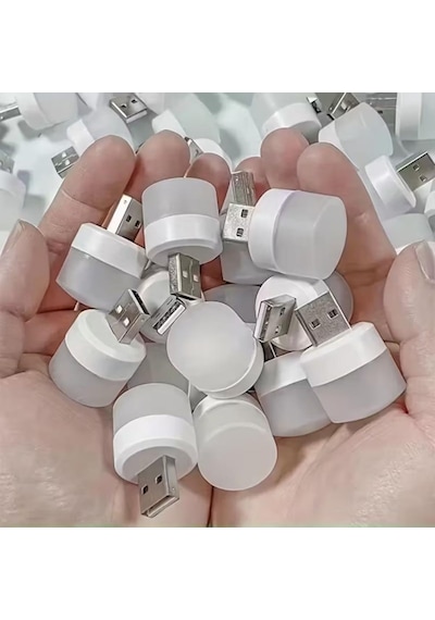 Ollevra 10 Lu Aydınlatma Seti Usb Mini Top Led Sıcak Renkli Gece Lambası, Enerji Tasarruflu Mikro Led Işıklar Beyaz