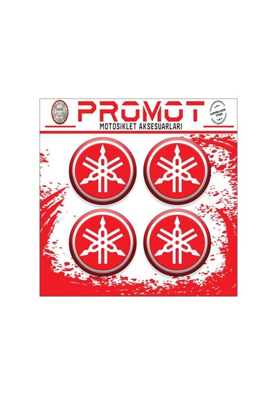 Yamaha Uyumlu Damla Sticker 4cm-4 Adet 02 Diğer