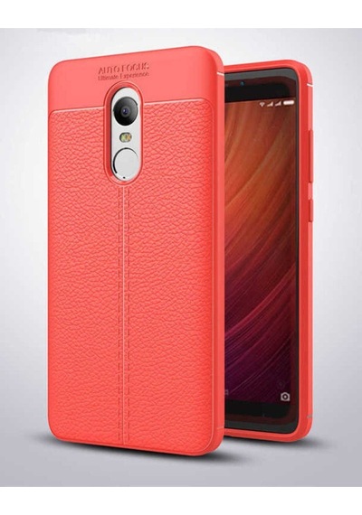 Xiaomi Redmi Note 4x Kılıf Zore Niss Silikon Kapak Kırmızı