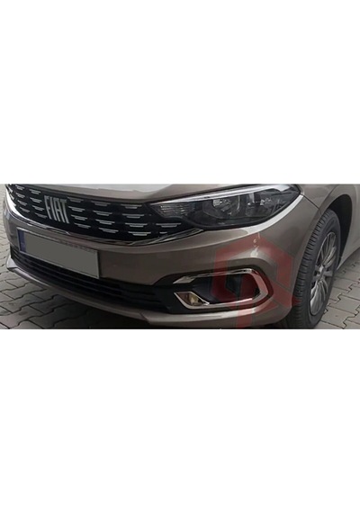 Fiat Egea Sd ve Hb Uyumlu Sis Farı Çerçevesi Paslanmaz Çelik 2020