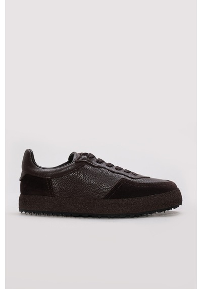 FAST STEP Hakiki Deri Erkek Casual Ayakkabı 723ma118 Kahve