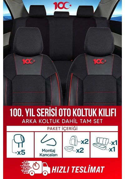Ayrex 100. Yıl Özel Serisi Oto Koltuk Kılıfı Diğer