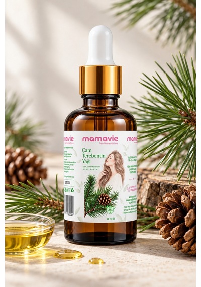 %100 Çam Terebentin Yağı 50 Ml Bitkisel Saç Bakım Yağı, Saç Dipleri Ve Saç Derisi Bakımı - 937409324