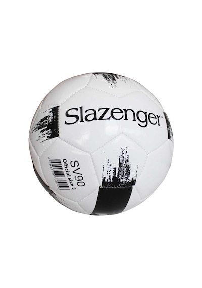 Slazenger Sv-90 Makine Dikişli Futbol Topu No5 Siyah - Beyaz