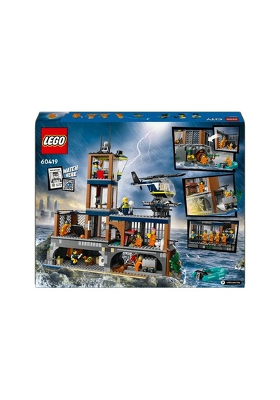 Lego Polis Hapishane Adası, 7 Yaş Ve Üzeri İçin Eğlenceli Oyuncak Seti