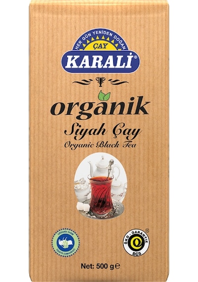 Karali Organik Siyah Dökme Çay 500 G
