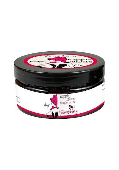 Nipple Nibblers Tingle Strawberry / Memeucu Uyarıcılı Balsam Çilek Aromalı 50ml - Çilekli Göğüskremi