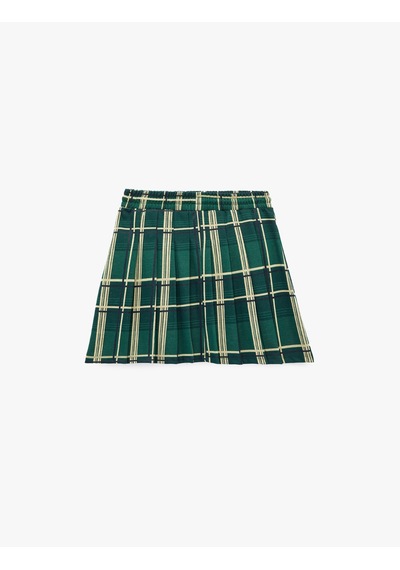 Koton Beli Lastikli Bağlamalı Pileli Mini Ekose Etek Yeşil Ekose 6sak10241ek Yeşil Ekoseli Koton Beli Lastikli Bağlamalı Pileli Mini Ekose Etek Yeşil Ekose 6sak10241ek Yeşil Ekoseli