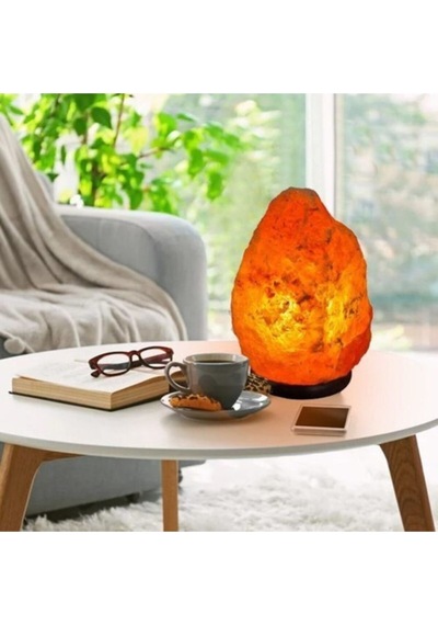 Himalaya Tuz Lambası 4-6 Kg Doğal Kaya Tuzu Lambası Aç Kapa Düğmeli Tuz Lamba Himalayan Salt Lamp