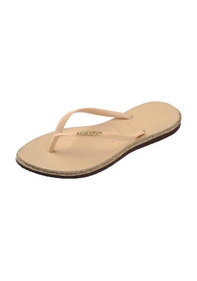 Havaianas Bej - Altın Kadın Plaj Terliği Slım Poınt Glıtter-14177 Havaianas Bej - Altın Kadın Plaj Terliği Slım Poınt Glıtter-14177