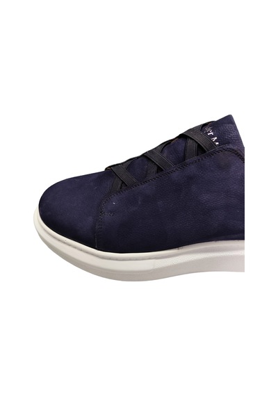 King Paolo King Shoes Bağsız Spor Erkek Ayakkabı 426 Lacivert Nubuk Lacivert