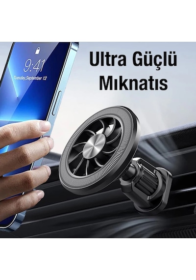 Ally Ml-216 Magsafe Araç İçi Havalandırma Telefon Tutucu- 5775