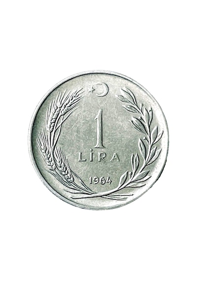 1964 Yılı Madeni 1 Lira
