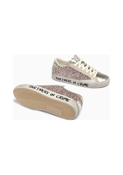 Sneaker Günlük Kadın 20008pp7.26 Crime London Dıstressed 26/c08 Lplatinium Platinium Çok Renkli