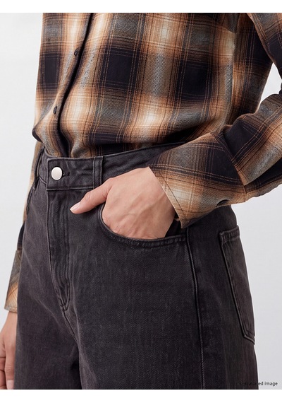 Lcw Eco Gri Wideleg Kadın Jean Pantolon
