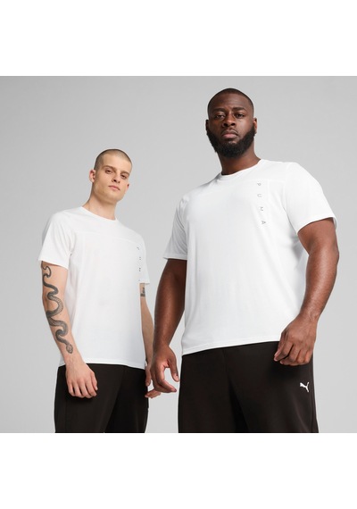 Puma Tad Tech Triblend Tee Erkek Tişört Beyaz