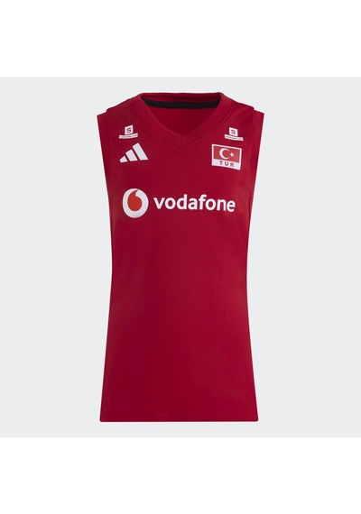Adidas Türkiye Voleybol Milli Takımı Çocuk Kırmızı Voleybol Forması Kn1104