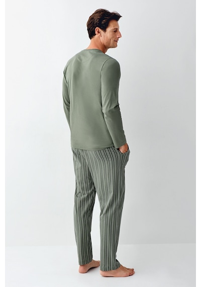 Arnetta Erkek Yeşil Pijama Takım Ar3013-s-v2