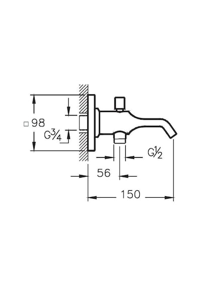 Artema Suit U A42490 Çıkış Ucu El Duşu Çıkışlı Krom