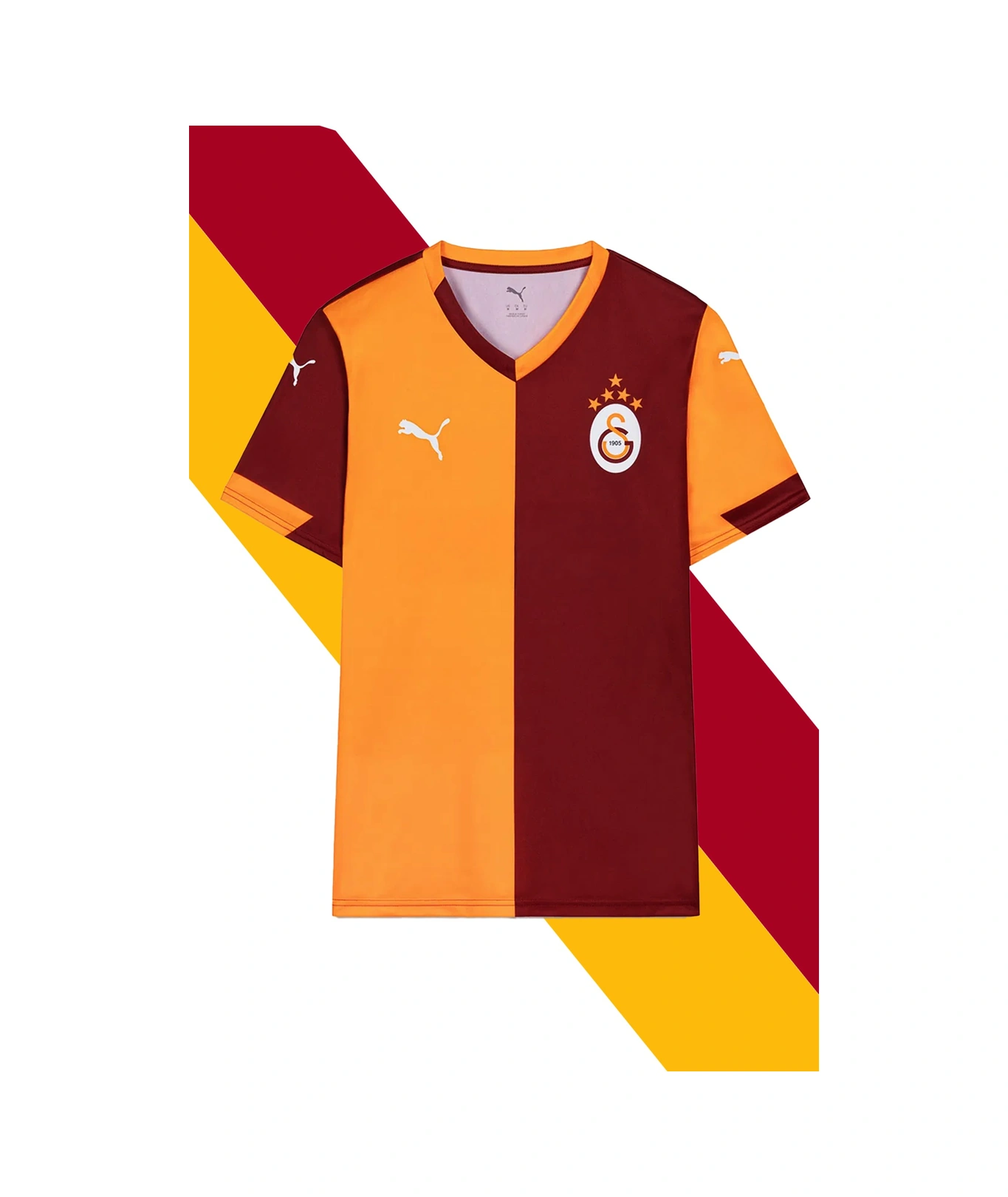 Galatasaray Puma 2025/2026 Çocuk İç Saha Parçalı Taraftar Forma Kırmızı