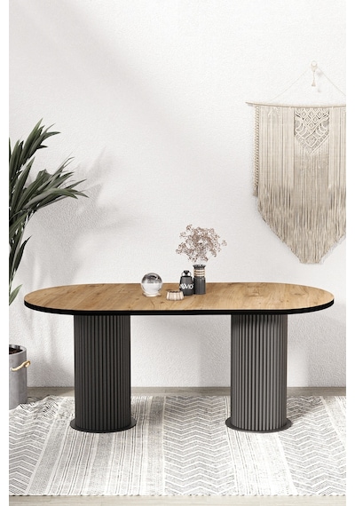 Avvio Brita Ptt Lake Mdf Beyaz Ayakli 80x140 Mutfak Masasi Yemek Masasi Akça