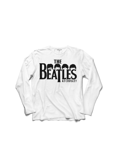 The Beatles Logo Abbey Road At Crosley Uzun Kollu Tişört (518441104)