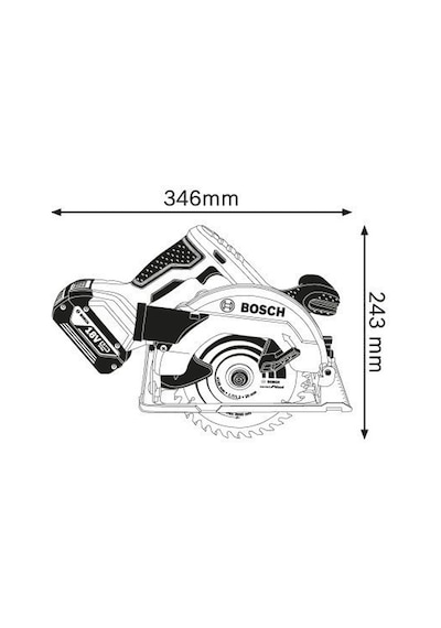 Bosch Professional GKS 18V-57 Akülü Daire Testere (Akü ve Şarj Cihazı Bulunmaz) - 06016A2200 Bosch Professional GKS 18V-57 Akülü Daire Testere (Akü ve Şarj Cihazı Bulunmaz) - 06016A2200