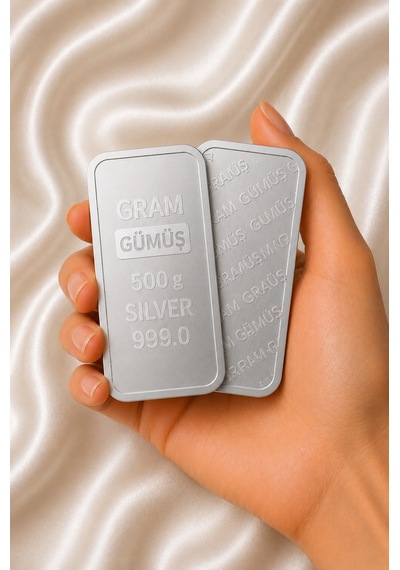 500 Gram Külçe Gümüş Yatırımlık Gümüş