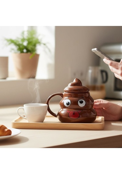 Poo Temalı Kupa Bardak Diğer