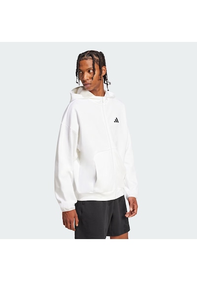 Adidas Future Icons Small Logo Full-zip Erkek Sweatshirt C-adıjd4944e50a00 Beyaz