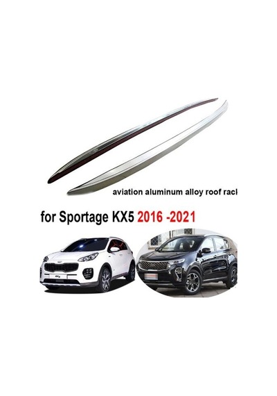 Kia Sportage Tavan Çıtası 2015-2021 Arası Silver Gümüş Gri