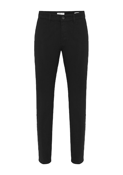 Süvari Siyah Regular Armürlü Pantolon Siyah
