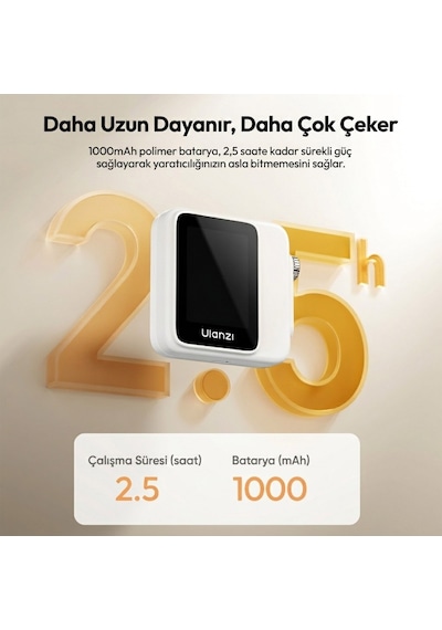 Ulanzi Vm02 Kablosuz Manyetik Selfie Monitörü Kırmızı - I007