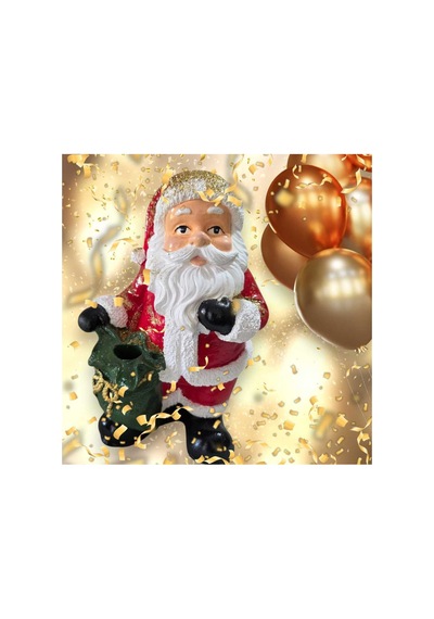 Noel Baba Biblo-christmas-dekoratif Noel Baba Biblosu 25 Cm Beton.