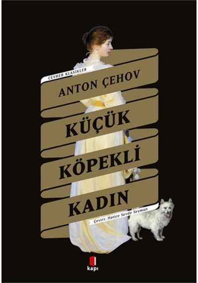 Küçük Köpekli Kadın + Yapışkanlı Not Kağıdı