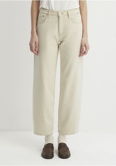 Mavi - Leila Premium Blue Krem Jean Pantolon 1010600-87058 Ekru