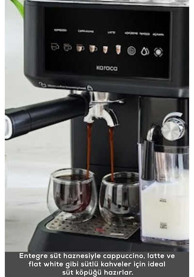 Karaca Mycaffe Barista S10 Espresso Latte Ve Cappuccino Makinesi