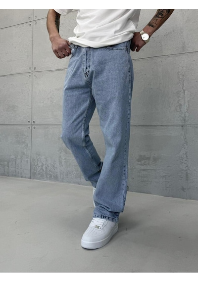 Classics Men Captiva Denim Erkek Baggy Jean Pantolon Buz Mavi