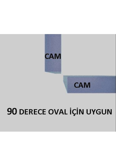 8 MM Alüminyum Cam Balkon Fitili BH,kh ,90°,45°,22,5°,U ( 523879015 )