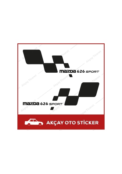 Mazda 626 Sport Sticker Takım Set Mazda 626 Sticker Oto Sticker