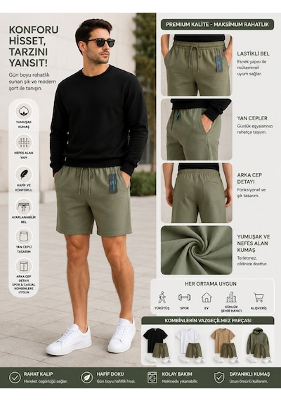 Wear Vexel Erkek Short Yeşil