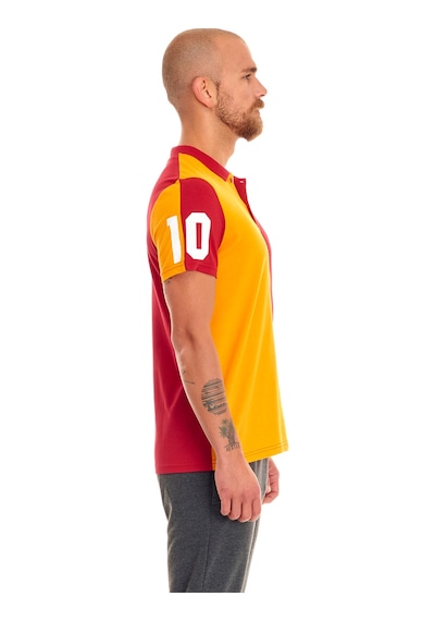 Gsstore Galatasaray Metin Oktay Polo T-shirt E88083 Sarı - Kırmızı