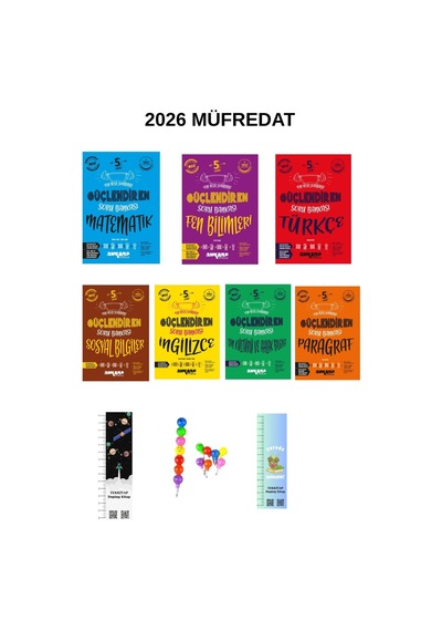 Ankara Güçlendiren 5. Sınıf Tüm Dersler 7 Kitap Uzay+tırtıl A.+emoji K. 2026 Maarif Modeli